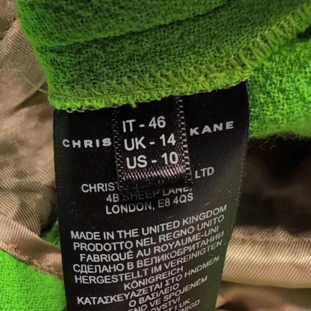 NWT Christopher Kane Wool Crepe Wide‎ Leg Cuffed Pants Size IT46/US10 - Picture 11 of 13